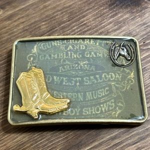 Women’s belt buckle.